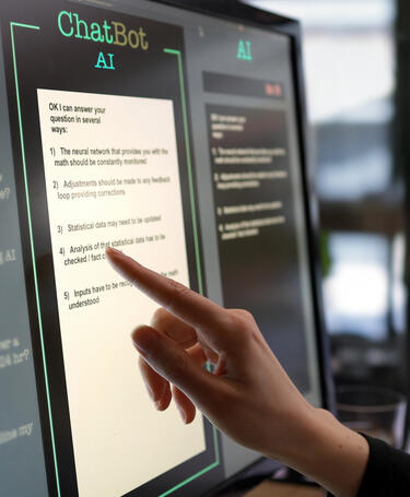 AI computer screen 